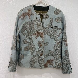 Resi Hammerer virgin wool blazer jacket size 40